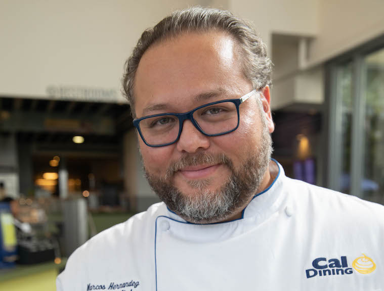 Chef Marcos Hernandez, Director of Culinary Services for Berkeley Dining.