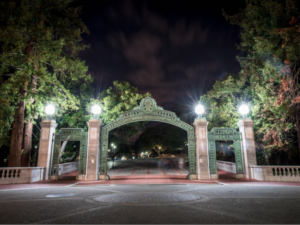 Sather Gate cover photo by Keegan Houser