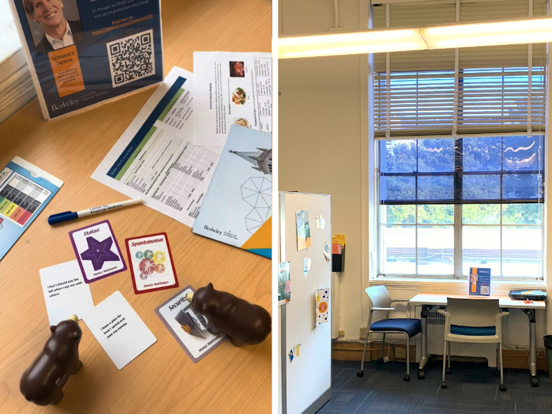 Center for Financial Wellness pamphlets and office