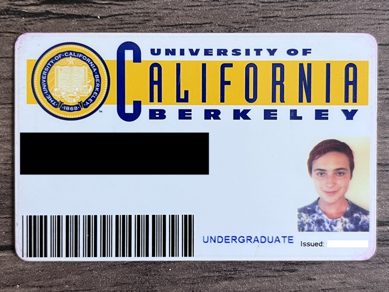 Student ID Card example.